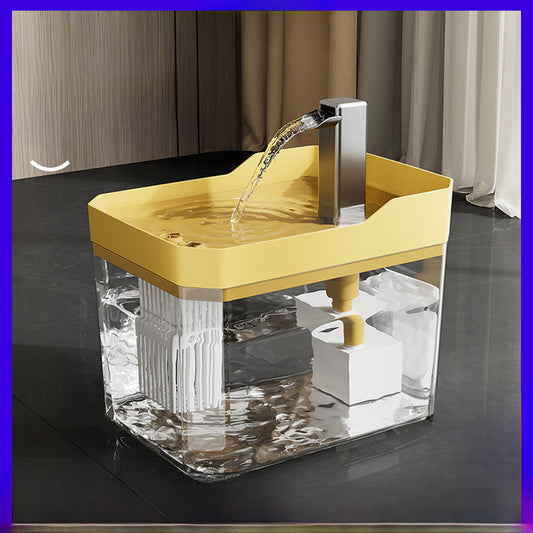 Pet Water Dispenser, Cat Flowing Water Dispenser, Silent Large-Capacity Dog Circulating Automatic Plastic Water Feeder Wholesale