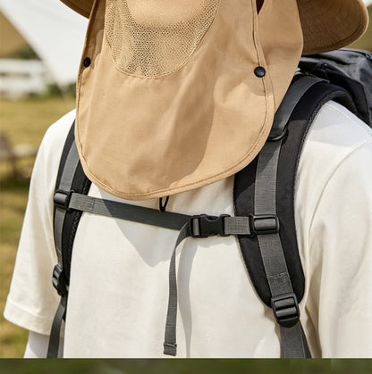 Sun Protection Hat for Men, New Style Cycling Sun Hat, Outdoor Face-Covering Fisherman Hat, Summer Breathable Hat for Men, Cross-Border Wholesale