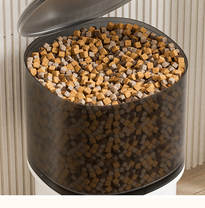 Automatic Pet Feeder, Mobile Phone Wifi Bluetooth Timing Control, Smart Feeder, Cat Pet Supplies