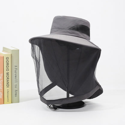 Sun Protection Hat for Men, New Style Cycling Sun Hat, Outdoor Face-Covering Fisherman Hat, Summer Breathable Hat for Men, Cross-Border Wholesale