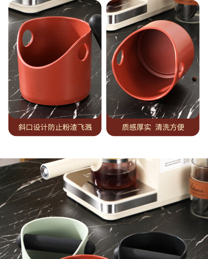Coffee Powder Dregs Barrel Mini Coffee Dregs Knocking Powder Barrel Household Italian Coffee Bar Pour Dregs Storage Coffee Utensil