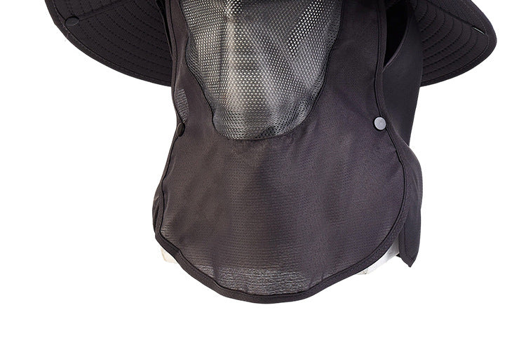 Sun Protection Hat for Men, New Style Cycling Sun Hat, Outdoor Face-Covering Fisherman Hat, Summer Breathable Hat for Men, Cross-Border Wholesale