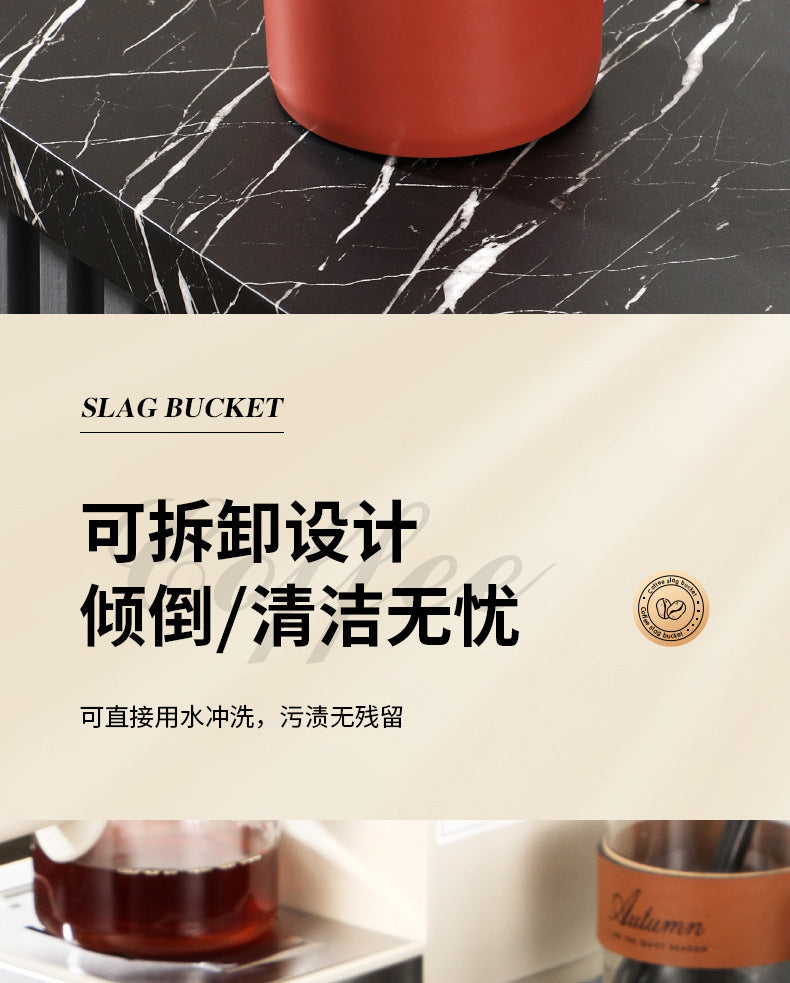 Coffee Powder Dregs Barrel Mini Coffee Dregs Knocking Powder Barrel Household Italian Coffee Bar Pour Dregs Storage Coffee Utensil