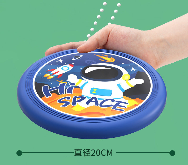 Wholesale Cartoon Children Soft Frisbee Kindergarten Professional Hand Throw Frisbee Toy Pet UFO Outdoor Sports