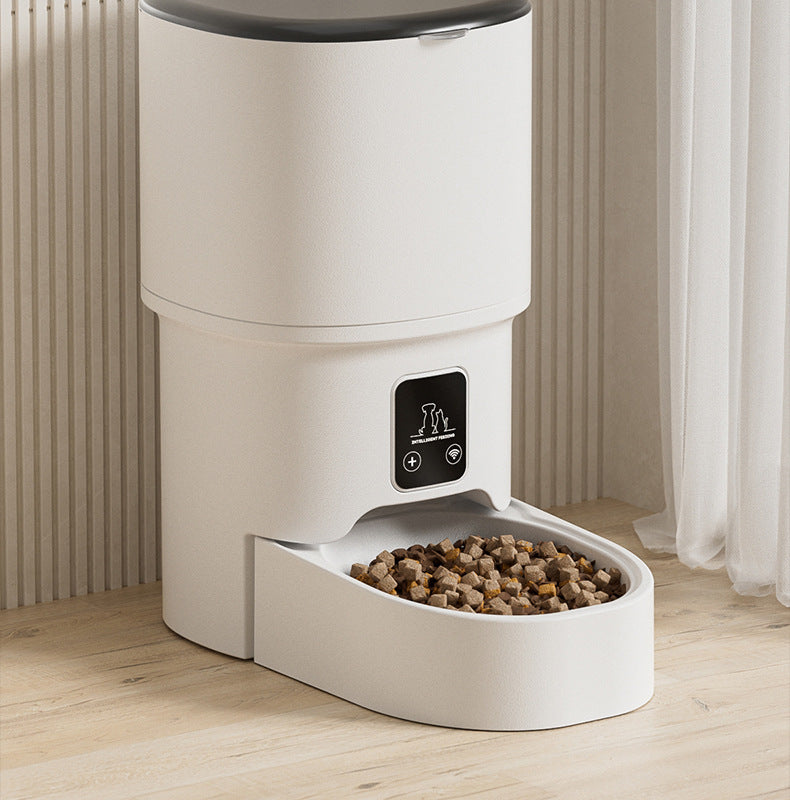 Automatic Pet Feeder, Mobile Phone Wifi Bluetooth Timing Control, Smart Feeder, Cat Pet Supplies