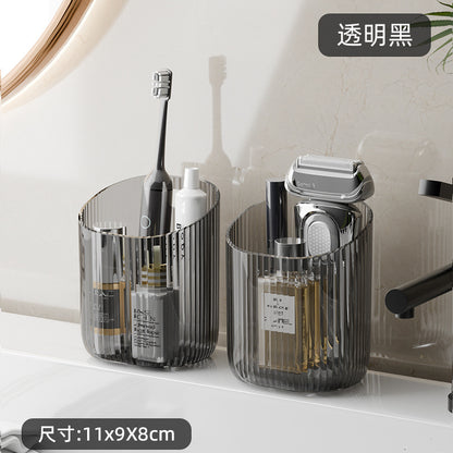 Toilet Shelf Wall-mounted Toilet Washstand Wall-mounted Toilet Cosmetics Hole-free Storage Box Toothbrush