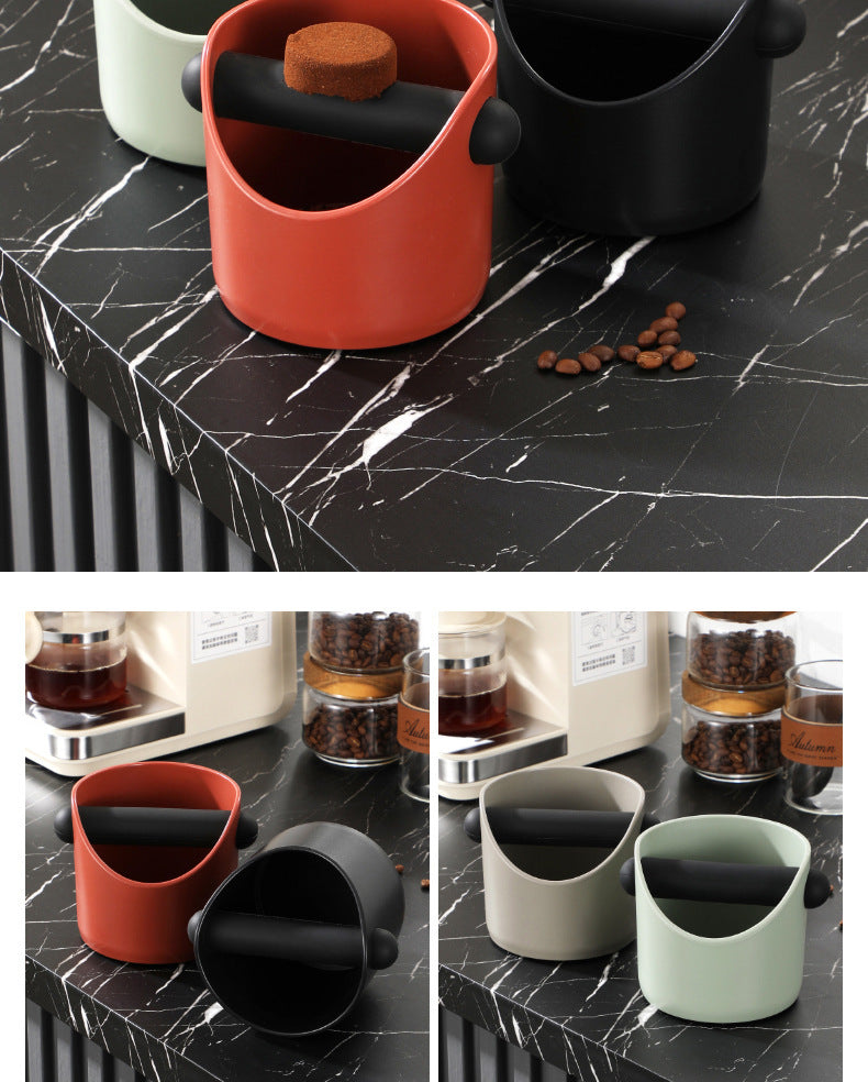 Coffee Powder Dregs Barrel Mini Coffee Dregs Knocking Powder Barrel Household Italian Coffee Bar Pour Dregs Storage Coffee Utensil