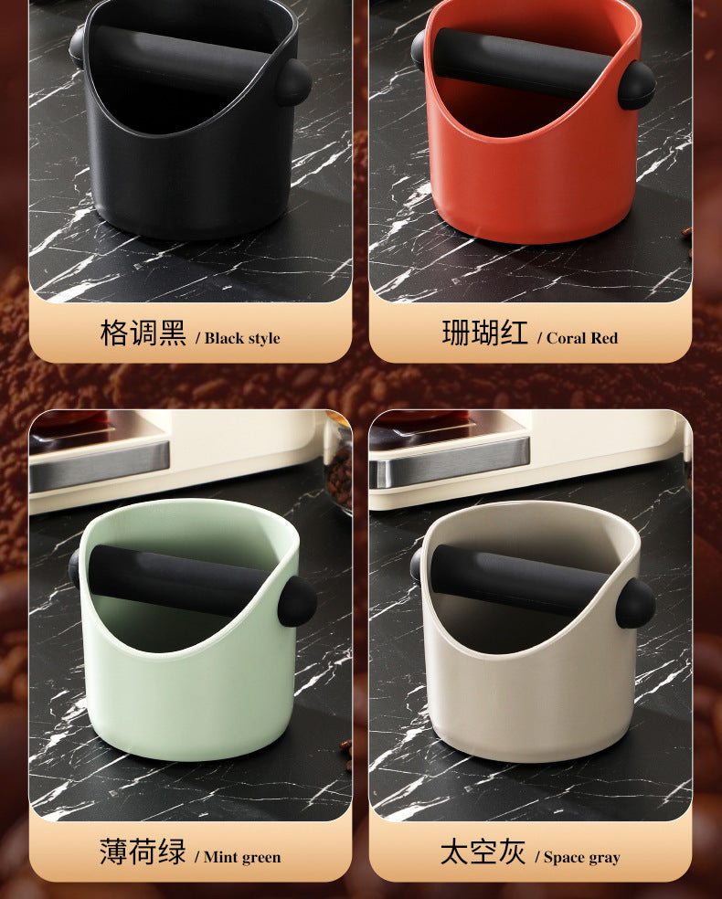 Coffee Powder Dregs Barrel Mini Coffee Dregs Knocking Powder Barrel Household Italian Coffee Bar Pour Dregs Storage Coffee Utensil