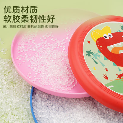 Wholesale Cartoon Children Soft Frisbee Kindergarten Professional Hand Throw Frisbee Toy Pet UFO Outdoor Sports