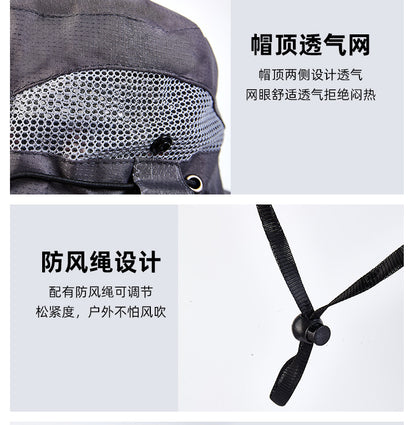 Sun Protection Hat for Men, New Style Cycling Sun Hat, Outdoor Face-Covering Fisherman Hat, Summer Breathable Hat for Men, Cross-Border Wholesale