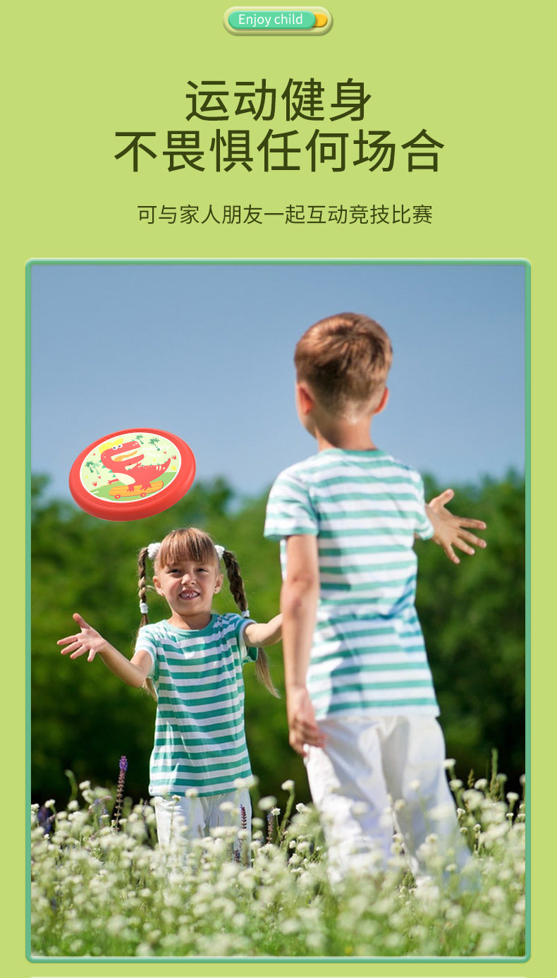 Wholesale Cartoon Children Soft Frisbee Kindergarten Professional Hand Throw Frisbee Toy Pet UFO Outdoor Sports