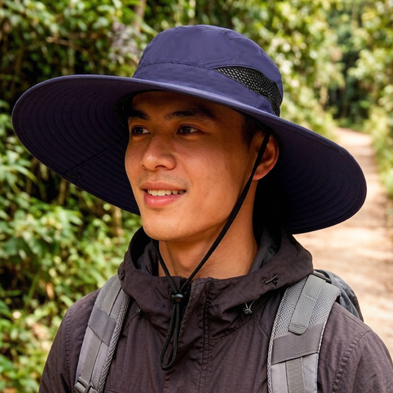 Sun Protection Hat for Men, New Style Cycling Sun Hat, Outdoor Face-Covering Fisherman Hat, Summer Breathable Hat for Men, Cross-Border Wholesale