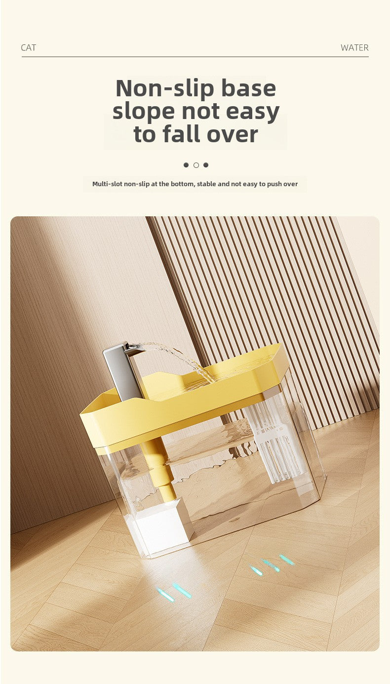 Pet Water Dispenser, Cat Flowing Water Dispenser, Silent Large-Capacity Dog Circulating Automatic Plastic Water Feeder Wholesale