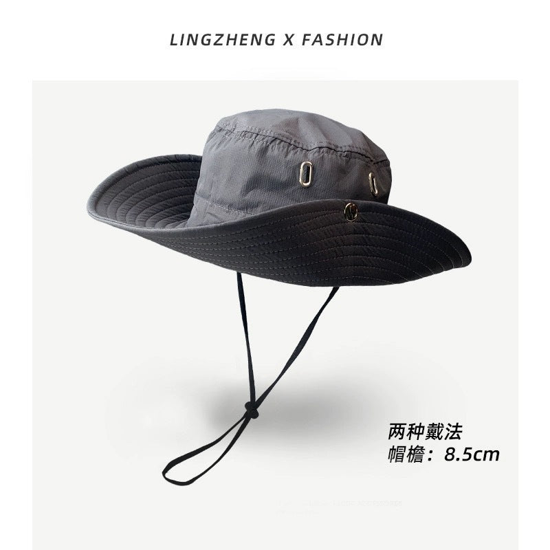 Sun Protection Hat for Men, New Style Cycling Sun Hat, Outdoor Face-Covering Fisherman Hat, Summer Breathable Hat for Men, Cross-Border Wholesale
