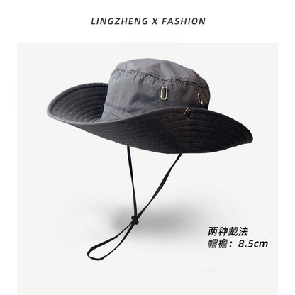 Sun Protection Hat for Men, New Style Cycling Sun Hat, Outdoor Face-Covering Fisherman Hat, Summer Breathable Hat for Men, Cross-Border Wholesale