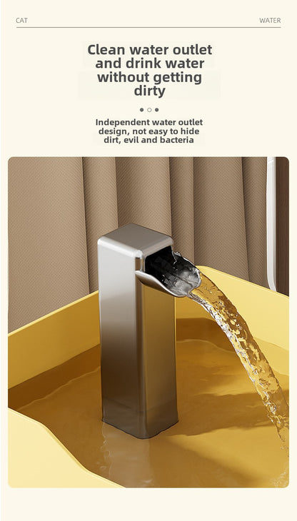 Pet Water Dispenser, Cat Flowing Water Dispenser, Silent Large-Capacity Dog Circulating Automatic Plastic Water Feeder Wholesale