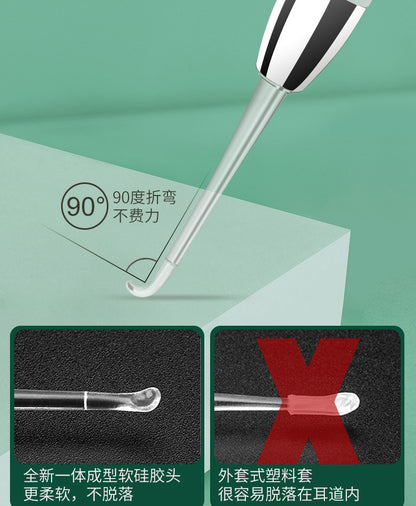 Luminous ear scoop set baby ear picking tool usb charging with light ear scoop ear scoop ear scoop