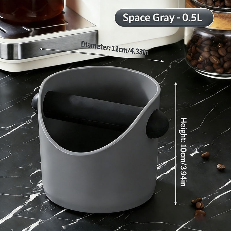 Coffee Powder Dregs Barrel Mini Coffee Dregs Knocking Powder Barrel Household Italian Coffee Bar Pour Dregs Storage Coffee Utensil
