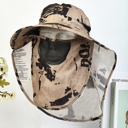 Sun Protection Hat for Men, New Style Cycling Sun Hat, Outdoor Face-Covering Fisherman Hat, Summer Breathable Hat for Men, Cross-Border Wholesale