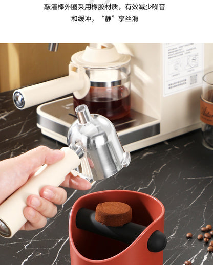 Coffee Powder Dregs Barrel Mini Coffee Dregs Knocking Powder Barrel Household Italian Coffee Bar Pour Dregs Storage Coffee Utensil