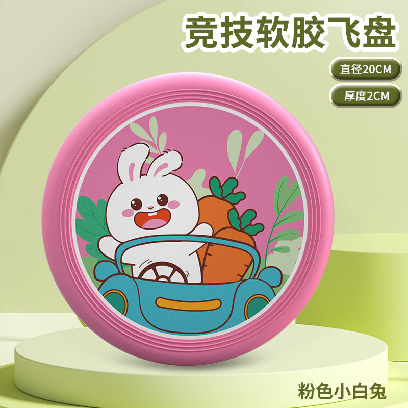 Wholesale Cartoon Children Soft Frisbee Kindergarten Professional Hand Throw Frisbee Toy Pet UFO Outdoor Sports