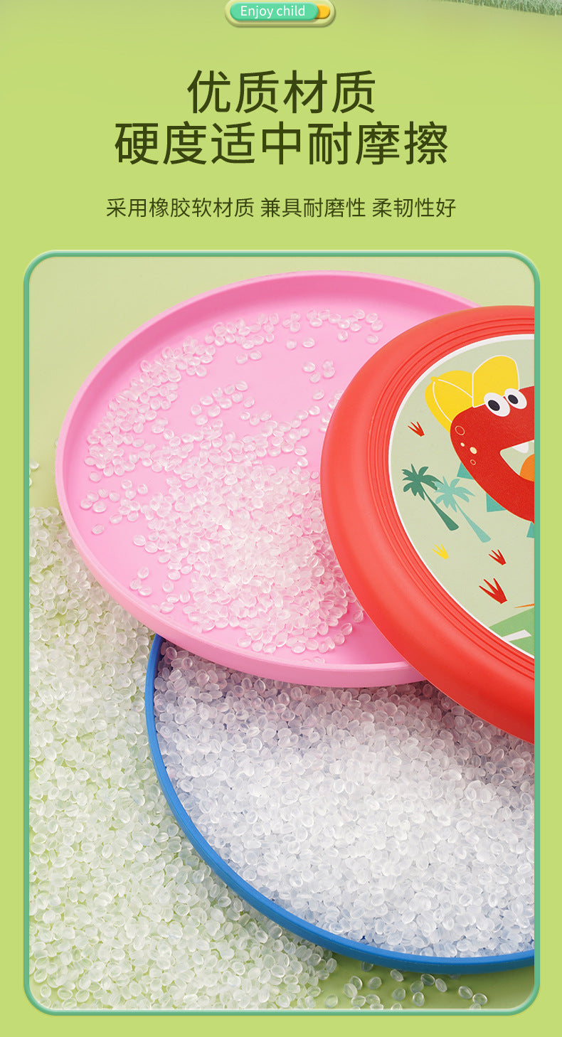 Wholesale Cartoon Children Soft Frisbee Kindergarten Professional Hand Throw Frisbee Toy Pet UFO Outdoor Sports