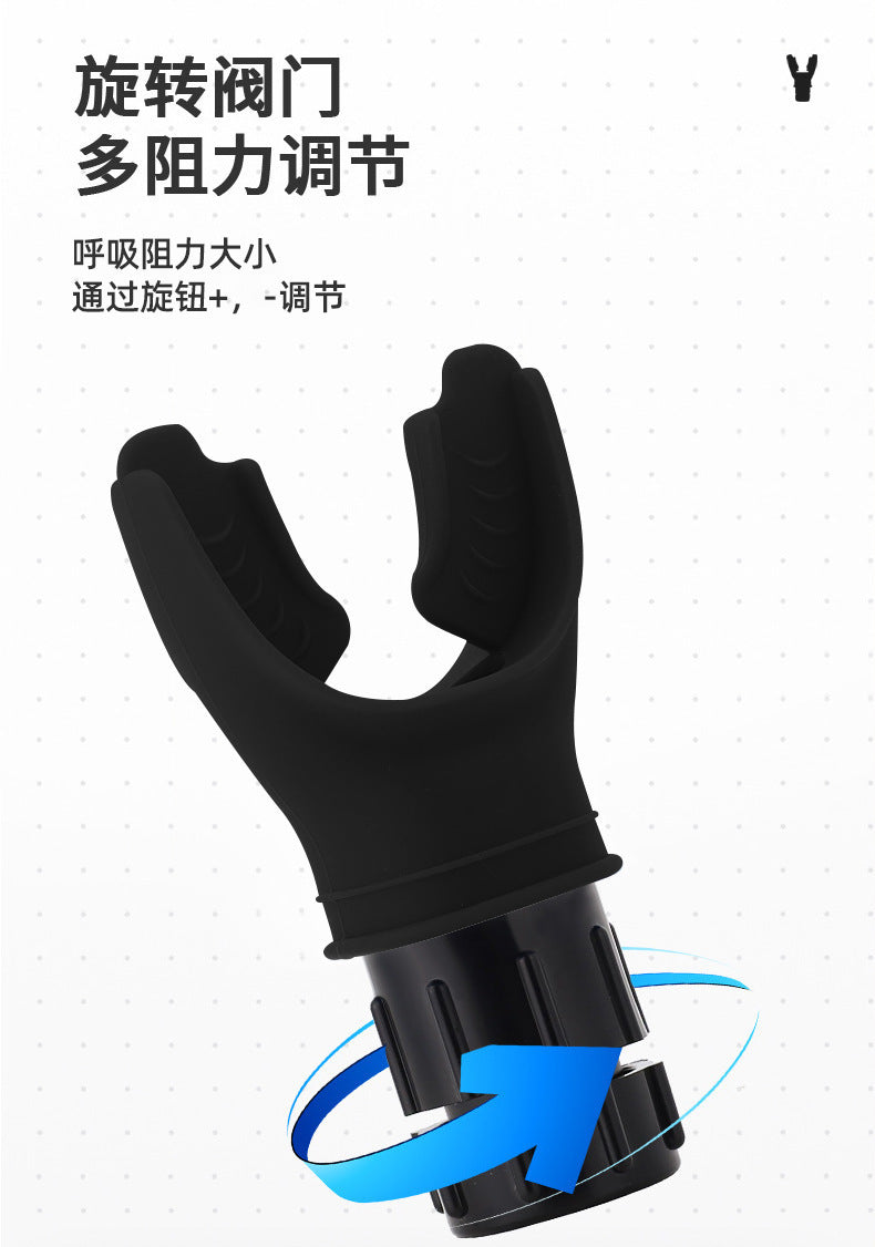 Popular Portable Mouthpiece-Type Lung Capacity Trainer for Copd, Lung Function Improvement Breathing Trainer, Exercise Trainer