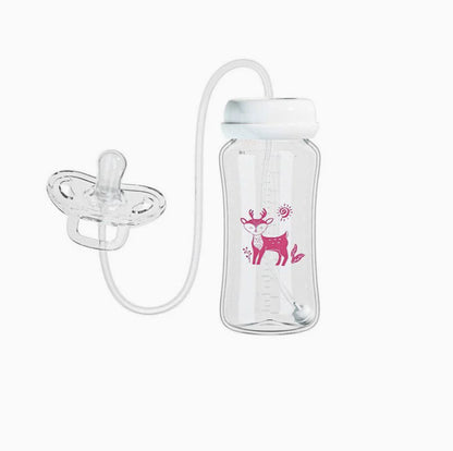 Amazon's Popular Creative Baby Bottle Hands-Free Feeding Device Wide-Mouth Pp Baby Bottle 300ml