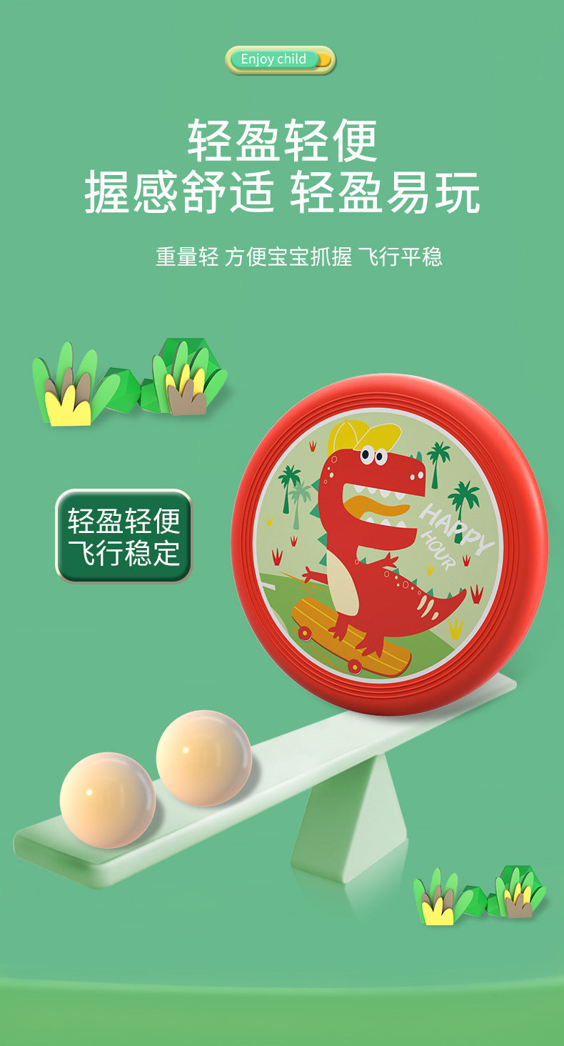 Wholesale Cartoon Children Soft Frisbee Kindergarten Professional Hand Throw Frisbee Toy Pet UFO Outdoor Sports