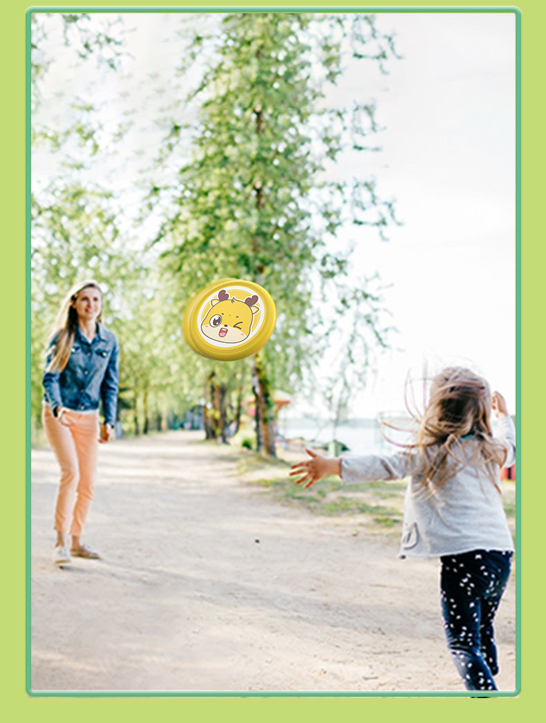 Wholesale Cartoon Children Soft Frisbee Kindergarten Professional Hand Throw Frisbee Toy Pet UFO Outdoor Sports