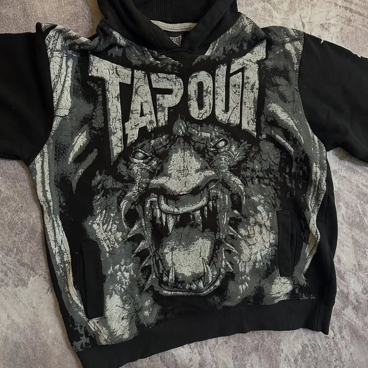 Tapout Embroidery Graphic Zipper Hoodie Vintage Y2k Sweatshirt Women Mens Hip Hop Streetwear Oversized Hoodie Jacket Clothes