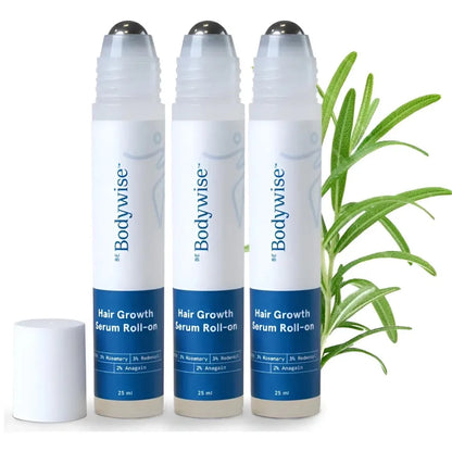 Advanced 25ml Be Bodywise Rosemary Anti-Hair Fall Growth Serum Roll-On Hair Growth Increases Density Hair Roller Essence Massage
