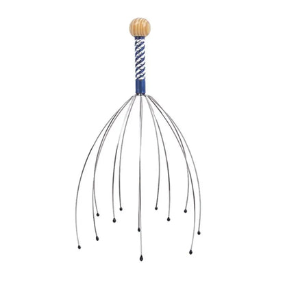 Octopus Head Massager Scratching Scalp Relaxation Relief Body Massager Scratcher Relieves Tension Health Care Tools Random Color