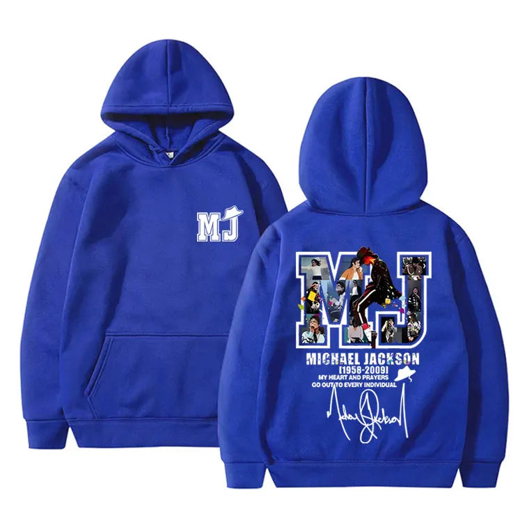 Classic Vintage Michael Jackson Graphic Hoodie Men Women Hip Hop Punk Rock Oversized Sweatshirt Men's Casual Long Sleeve Hoodies