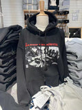 Vintage Rock Graphic Print Hoodie Women Casual Hooded Long Sleeve Pocket Pullover 2023 Oversized Streetwear Y2k Sweatshirt Tops