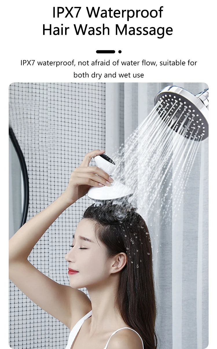 Electric Head Scratcher Scalp Massager with 84 Kneading Nodes Handheld Hair Growth Stimulation Device Gift for Mom Dad Women Men