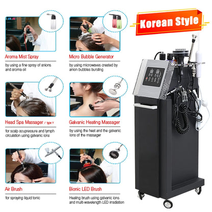 Massage 5 in 1 Electric Scalp Therapy Machine Bubble Hair Scalp Massage Hair Regeneration Device Beauty Salon/Spa