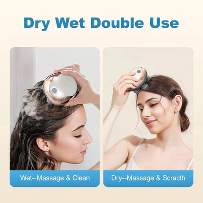 Electric Scalp Massager Handheld Portable  Scalp Massager Head Scratcher for Full Body Massage Deep Clean and Stress Relax.