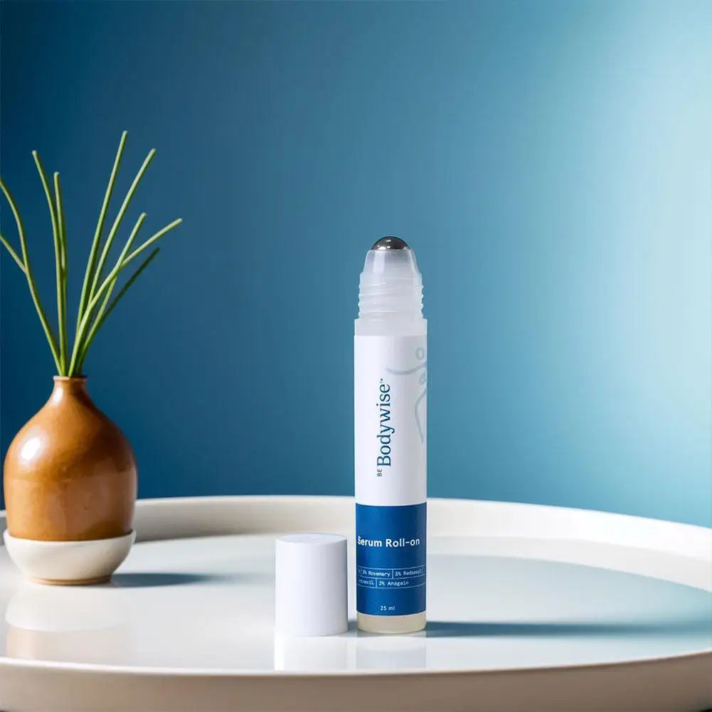 Advanced 25ml Be Bodywise Rosemary Anti-Hair Fall Growth Serum Roll-On Hair Growth Increases Density Hair Roller Essence Massage