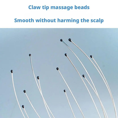 Octopus Head Massager Scratching Scalp Relaxation Relief Body Massager Scratcher Relieves Tension Health Care Tools Random Color