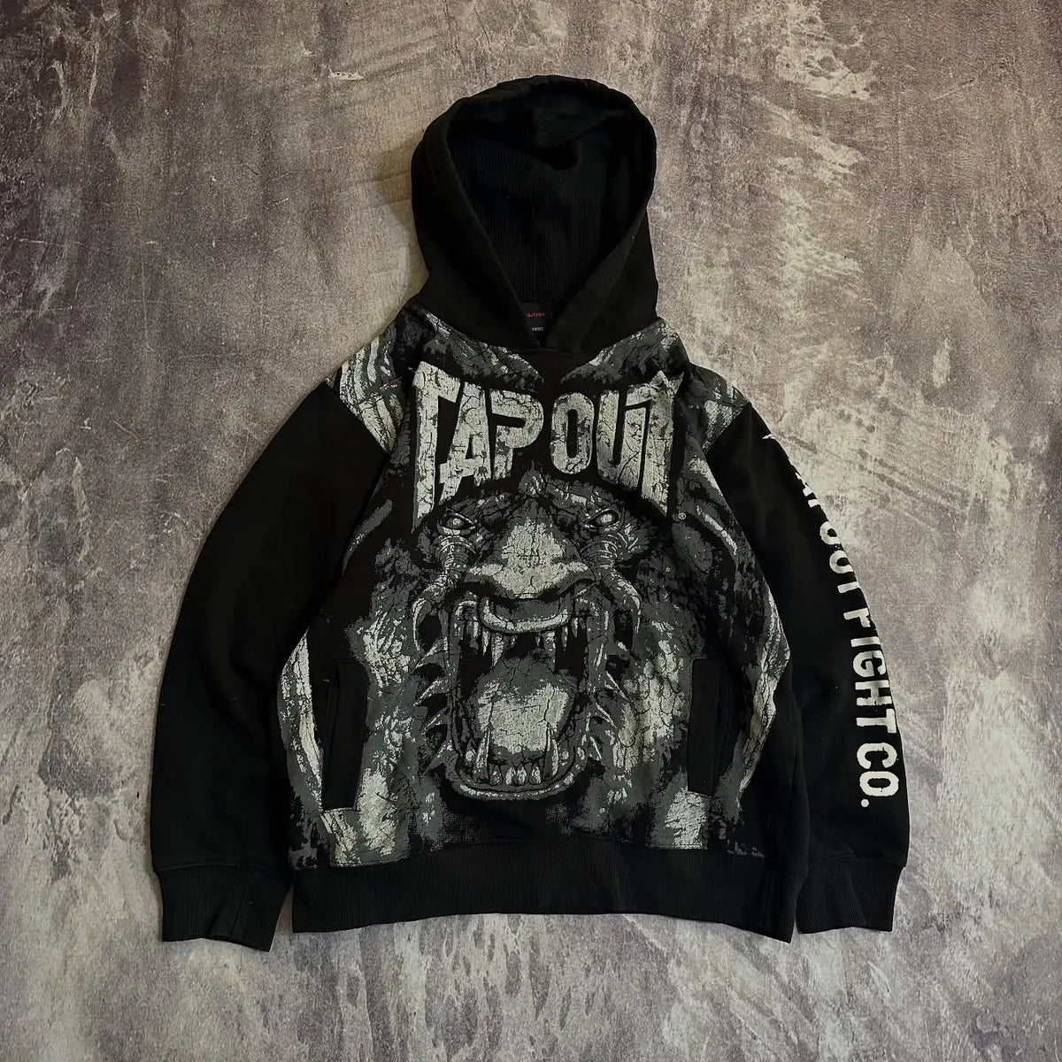 Tapout Embroidery Graphic Zipper Hoodie Vintage Y2k Sweatshirt Women Mens Hip Hop Streetwear Oversized Hoodie Jacket Clothes