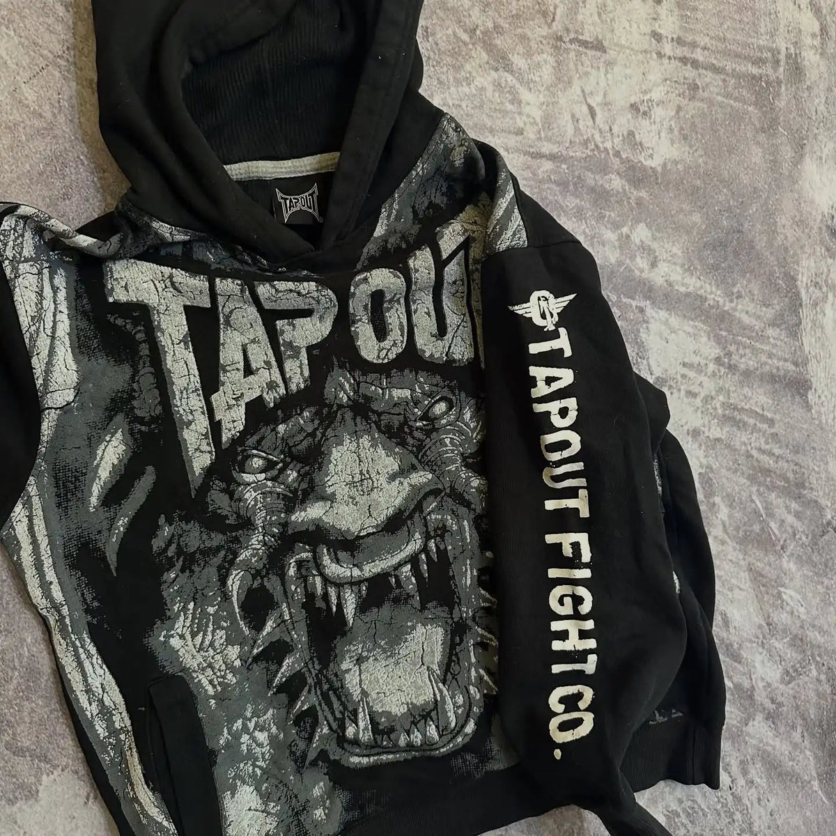 Tapout Embroidery Graphic Zipper Hoodie Vintage Y2k Sweatshirt Women Mens Hip Hop Streetwear Oversized Hoodie Jacket Clothes