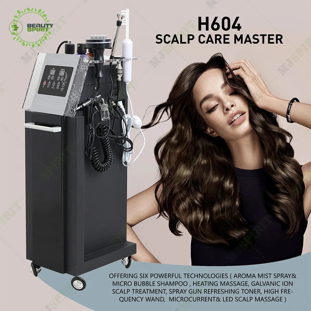 Massage 5 in 1 Electric Scalp Therapy Machine Bubble Hair Scalp Massage Hair Regeneration Device Beauty Salon/Spa