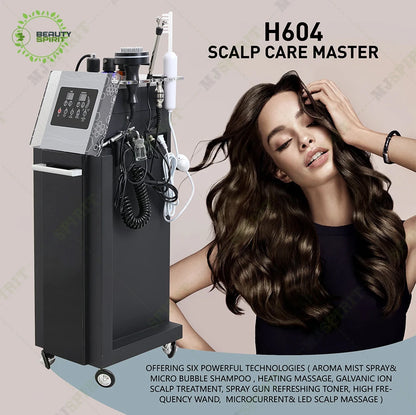 Massage 5 in 1 Electric Scalp Therapy Machine Bubble Hair Scalp Massage Hair Regeneration Device Beauty Salon/Spa
