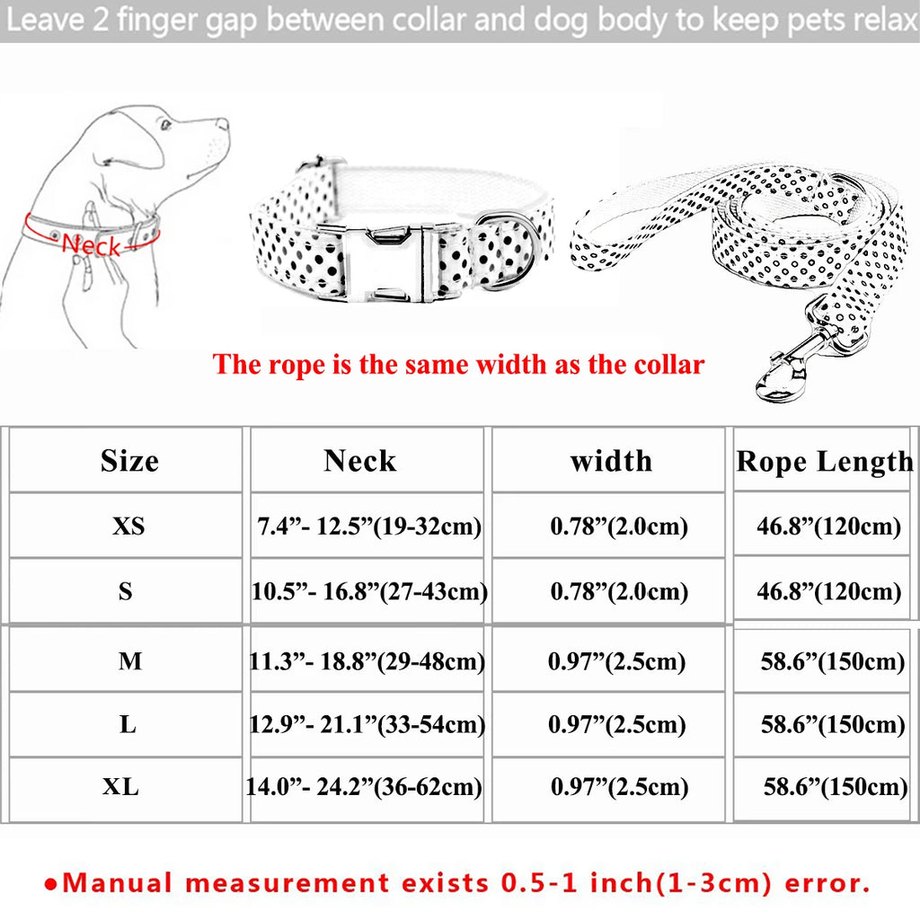 Personalized Luxury Floral Grass Pale Yellow Dog Collar Sets Free Engraved ID Customed Collars Adjustable Dog Accessories