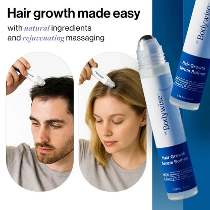 Advanced 25ml Be Bodywise Rosemary Anti-Hair Fall Growth Serum Roll-On Hair Growth Increases Density Hair Roller Essence Massage